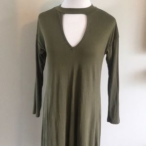 Olive green dress